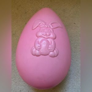 Large pink Easter egg holiday decoration